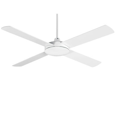 4 lame di compensato ventilatore di soffitto da 52 pollici con luce e telecomando