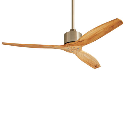 Ventilatore di soffitto in legno reale con legno leggero / telecomando