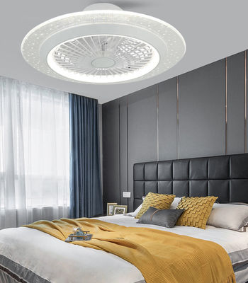 Ventilatore di soffitto bianco da 42 pollici senza lame con luce decorativa a basso rumore
