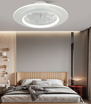 Ventilatore di soffitto bianco da 42 pollici senza lame con luce decorativa a basso rumore