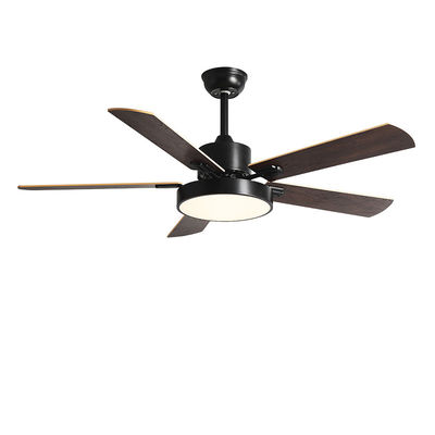 Ventilatore di soffitto da 52 pollici con luce Ventilatore di soffitto a LED moderno 5 lame ABS