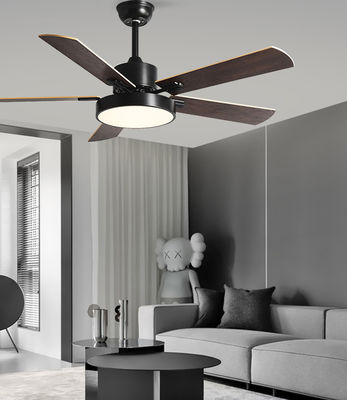 Ventilatore di soffitto da 52 pollici con luce Ventilatore di soffitto a LED moderno 5 lame ABS