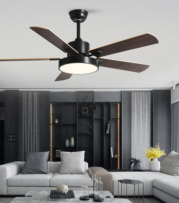 Ventilatore di soffitto da 52 pollici con luce Ventilatore di soffitto a LED moderno 5 lame ABS