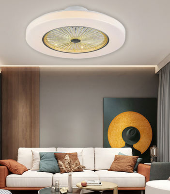 Ventilatore di soffitto retrattile bianco senza lame con illuminazione
