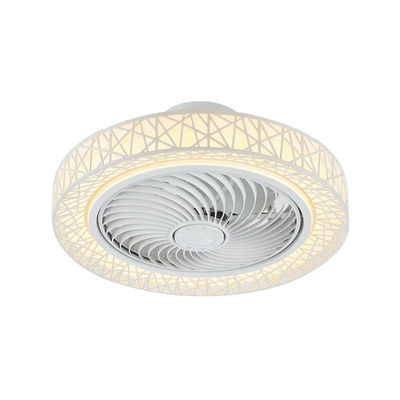 ABS Low Profile Bladeless Ceiling Fan Chandelier 42in Silenzioso Motore CC