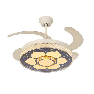 Ventilatore di soffitto pieghevole DC silenzioso con luce Ventilatore da 42 pollici con lame pieghevoli
