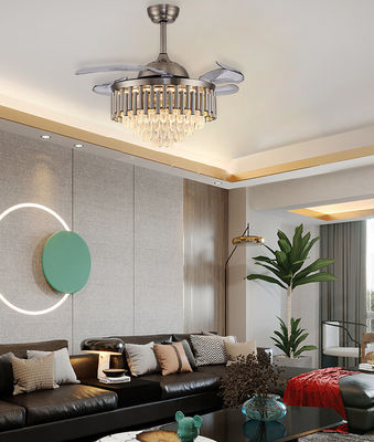 ECO Ventilatore di soffitto a lame retrattili Ventilatore d'oro leggero con lame pieghevoli